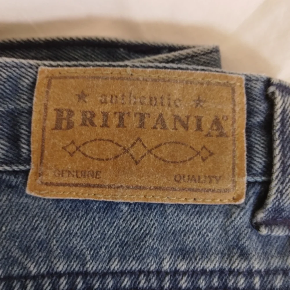Vintage Brittania High Waisted Pleated Tapered Leg Mom Jeans Size 12